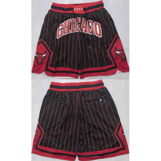 Men Chicago Bulls Black 2026 Shorts 004
