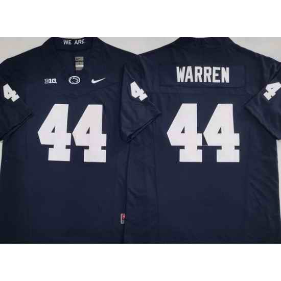 Men Penn State #44 Tyler Warren Blue Stitched NCAA Jersey