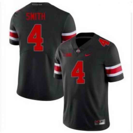 Men Jeremiah Smith Black Ohio State Buckeyes Stitched NCAA Jersey
