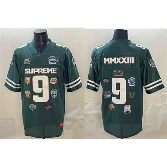 Men Dark Teal Football Championship Stitched Jersey