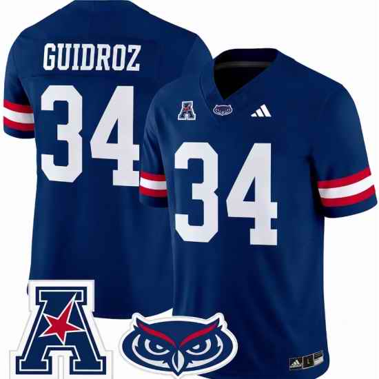 NCAA #43 Guideroz Blue Jersey
