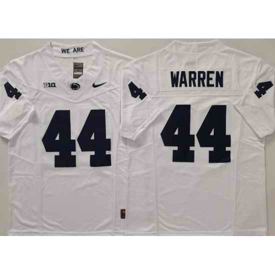 Men Penn State #44 Tyler Warren White Stitched NCAA Jersey