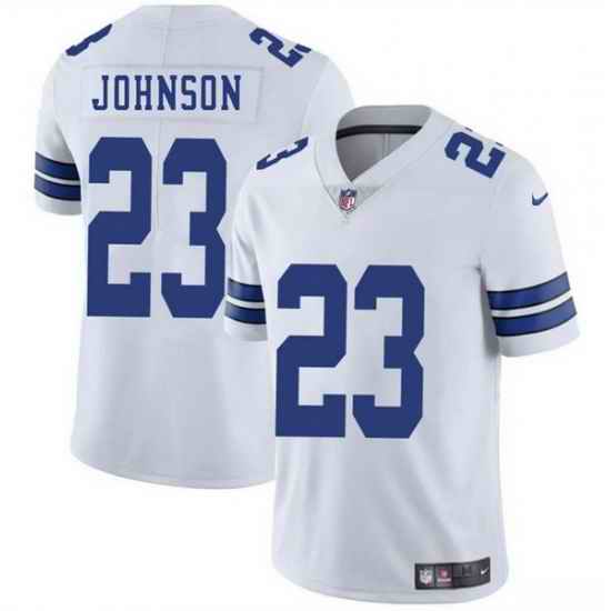 Men Dallas Cowboys 23 Buddy Johnson White 2025 Vapor Untouchable Limited Stitched Football Jersey