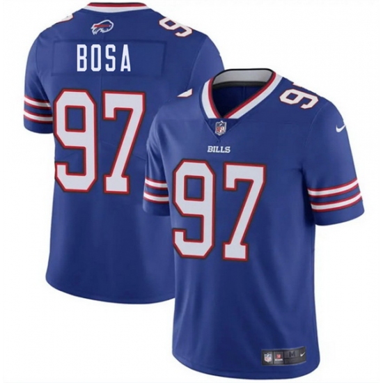 Men Buffalo Bills 97 Joey Bosa Blue 2025 Vapor Untouchable Limited Stitched Football Jersey