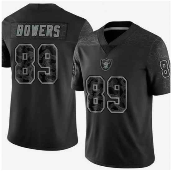 Men Las Vegas Raiders 89 Brock Bowers Black Fashion Vapor Stitched Football Jersey