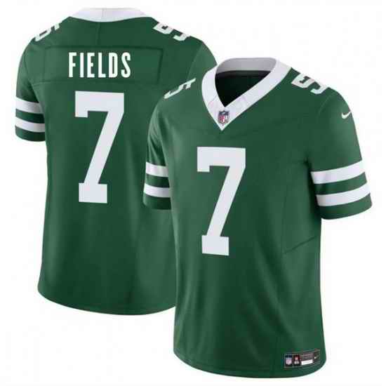 Youth New York Jets 7 Justin Fields Green 2025 F U S E  Vapor Limited Stitched Jersey