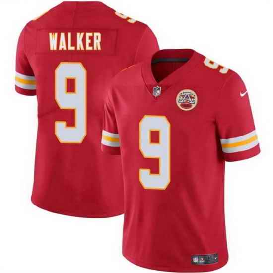 Youth Kansas City Chiefs  9 Kenneth Walker III Red Vapor Untouchable Limited Stitched Football Jersey