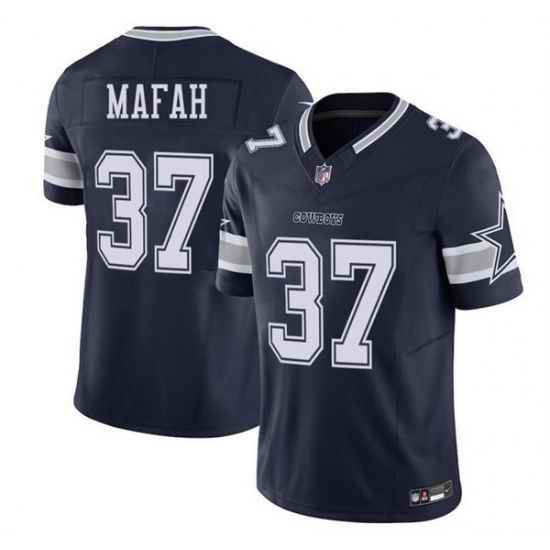Men Dallas Cowboys 37 Phil Mafah Navy 2025 F U S E Draft Vapor Untouchable Limited Stitched Football Jersey