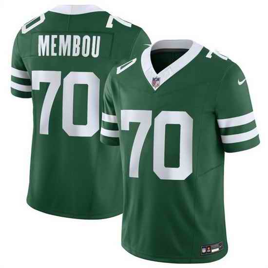 Men New York Jets 70 Armand Membou Green 2025 Draft F U S E  Vapor Untouchable Limited Stitched Jersey
