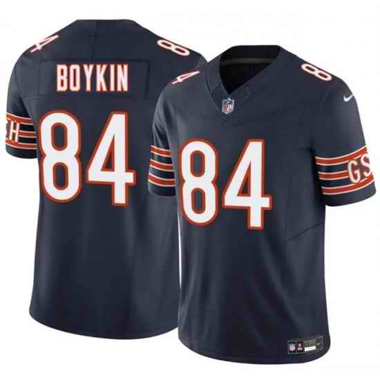 Men Chicago Bears 84 Miles Boykin Navy 2025 F U S E  Vapor Untouchable Limited Stitched Football Jersey