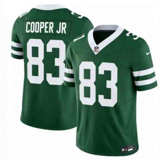 Men New York Jets Omar Cooper JR #83 Green F U S E 2026 Draft Stitched Football Jersey