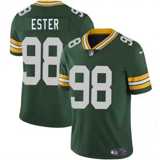 Men Green Bay Packers 98 James Ester Green 2025 Vapor Untouchable Limited Stitched Jersey