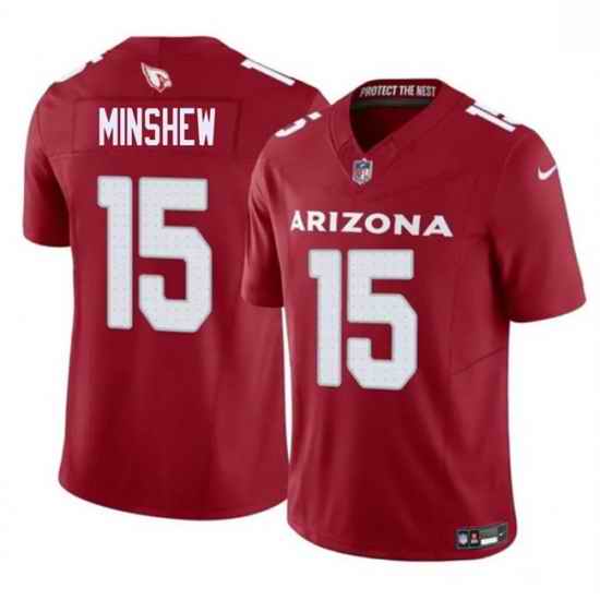 Men Arizona Cardinals  15 Gardner Minshew Red 2026 F U S E  Vapor Untouchable Limited Stitched Jersey