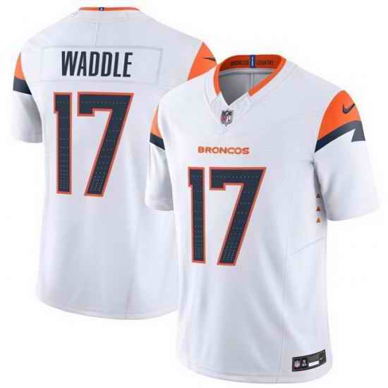 Youth Denver Broncos  17 Jaylen Waddle White 2026 F U S E Vapor Untouchable Limited Stitched Jersey