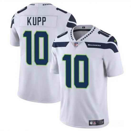 Youth Seattle Seahawks 10 Cooper Kupp White 2025 Vapor Limited Stitched Football Jersey