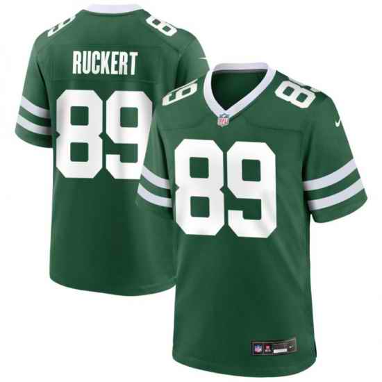Mens New York Jets 89 Jeremy Ruckert Green 2026 Draft F U S E Vapor Untouchable Limited Stitched Jersey