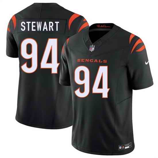 Men Cincinnati Bengals  94 Shemar Stewart Black 2026 F U S E  Vapor Untouchable Limited Stitched Football Jersey