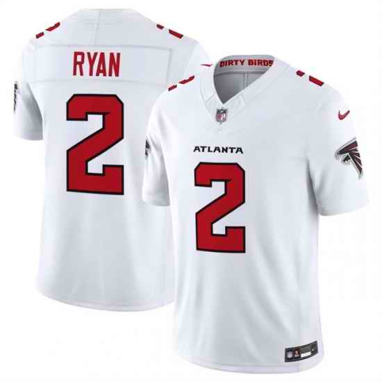 Men Atlanta Falcons  2 Matt Ryan White 2026 New F U S E  Vapor Untouchable Limited Stitched Football Jersey