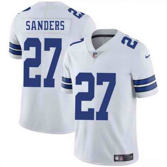 Men Dallas Cowboys 27 Miles Sanders White 2025 Vapor Untouchable Limited Stitched Football Jersey