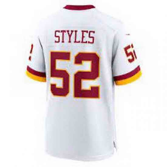 Men Washington Commanders  52 Sonny Styles White Vapor Limited Stitched Football Jersey