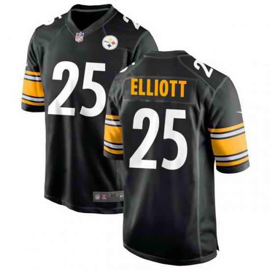 Men Pittsburgh Steelers 25 DeShon Elliott Black Vapor Untouchable Limited Stitched Jersey