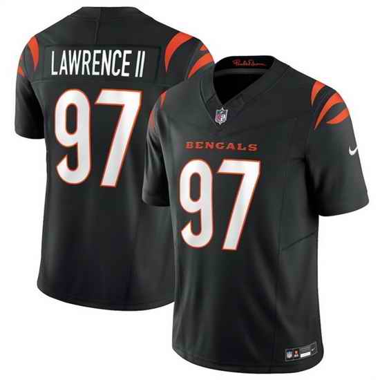 Men Cincinnati Bengals  97 Dexter Lawrence II Black 2026 F U S E  Vapor Untouchable Limited Stitched Football Jersey