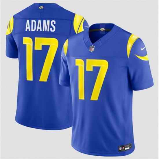 Men Los Angeles Rams  17 Davante Adams Royal 2026 F U S E  Vapor Limited Stitched Football Jersey