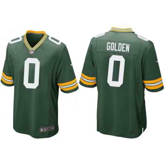 Men Green Bay Packers #0 Matthew Golden Nike Green F U S E Stitched Jersey