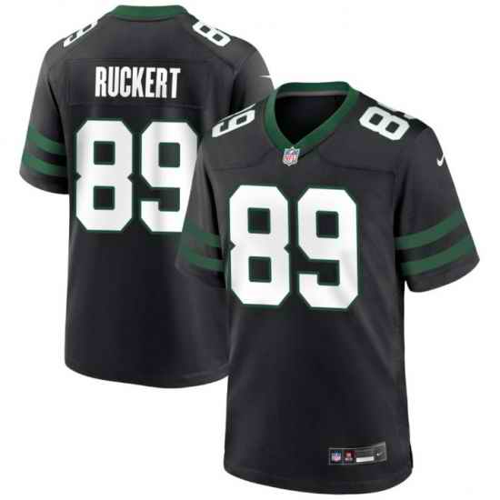 Mens New York Jets 89 Jeremy Ruckert Black 2026 Draft F U S E Vapor Untouchable Limited Stitched Jersey