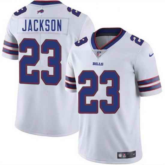 Men Buffalo Bills 23 Dane Jackson White 2025 Vapor Untouchable Limited Stitched Football Jersey