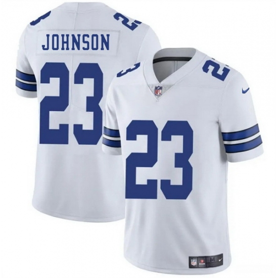 Men Dallas Cowboys 23 Buddy Johnson White 2025 Vapor Untouchable Limited Stitched Football Jersey