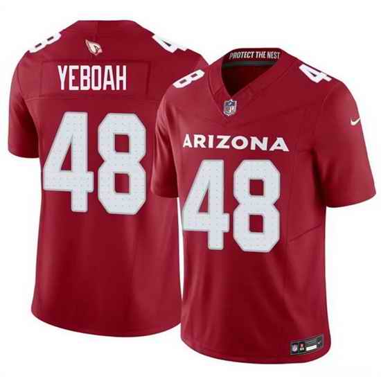 Men Arizona Cardinals  48 Kenny Yeboah Red 2026 F U S E  Vapor Untouchable Limited Stitched Jersey