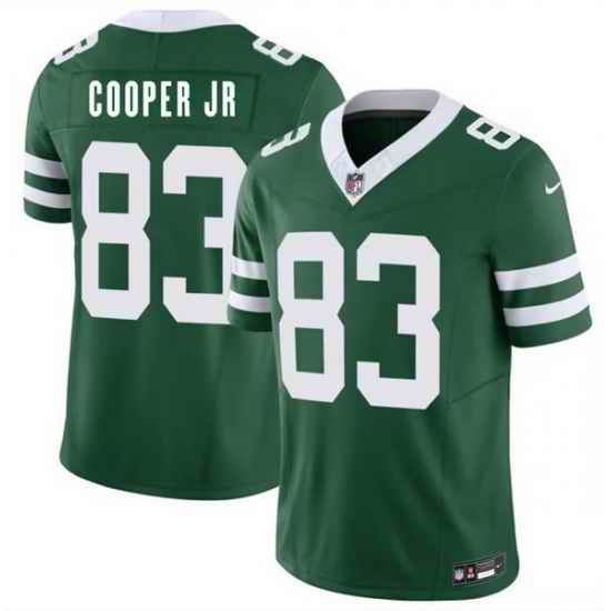 Men New York Jets  83 Omar Cooper Jr Green 2026 Draft F U S E  Vapor Untouchable Limited Stitched Jersey