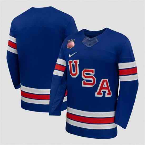 Men USA Blank Royal 2026 Stitched Jersey