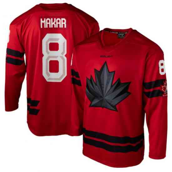 Mens Makar Cale #8 Red Hockey Canada 2026 Replica Jersey
