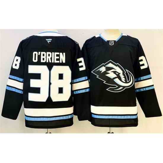Men Utah Mammoth 38 Liam O 27Brien Navy 2025 Stitched Jersey