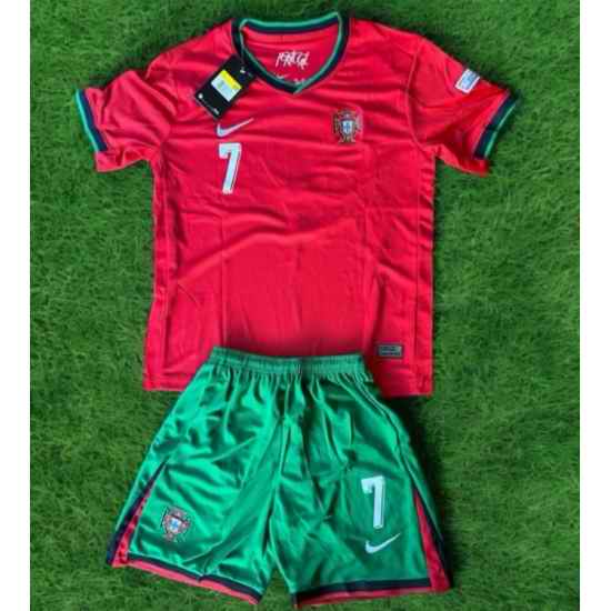 Youth Chris Ronaldo Red Portugal Jersey