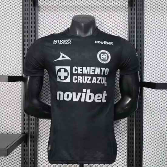 Men Cruz Azul Black Soccer Jersey