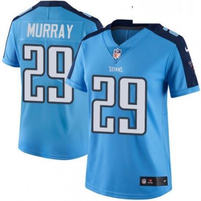 Womens Nike Tennessee Titans 29 DeMarco Murray Light Blue Team Color Vapor Untouchable Limited Player NFL Jersey