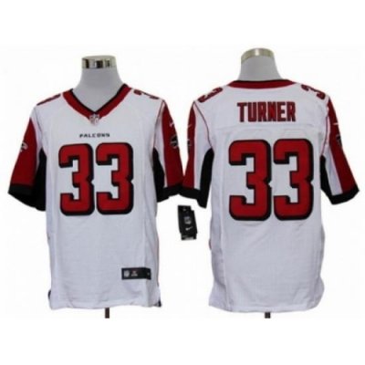 Nike Atlanta Falcons 33 Michael Turner white Elite NFL Jersey