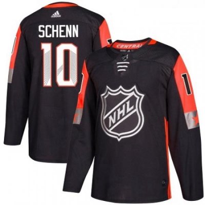 Youth Adidas St Louis Blues 10 Brayden Schenn Authentic Black 2018 All Star Central Division NHL Jersey