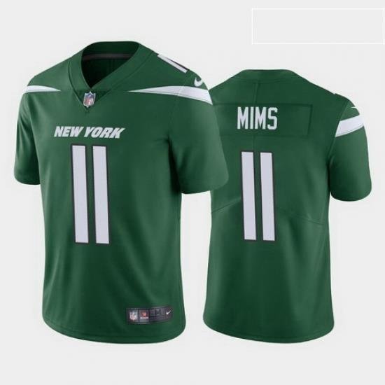 men denzel mims new york jets green vapor limited jersey