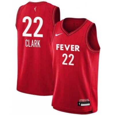 Men Indiana Fever Caitlin Clark #22 Red Stitched Basketball WNBA Jersey