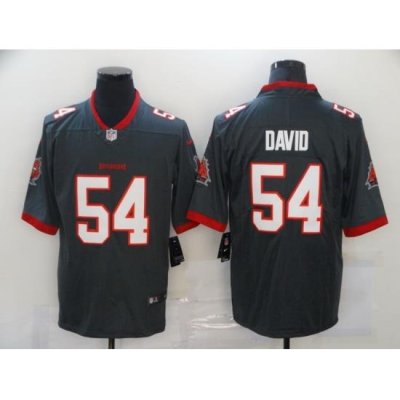 Men Tampa Bay Buccaneers Lavonte David 54 Nike Pewter Alternate Vapor Limited Jersey