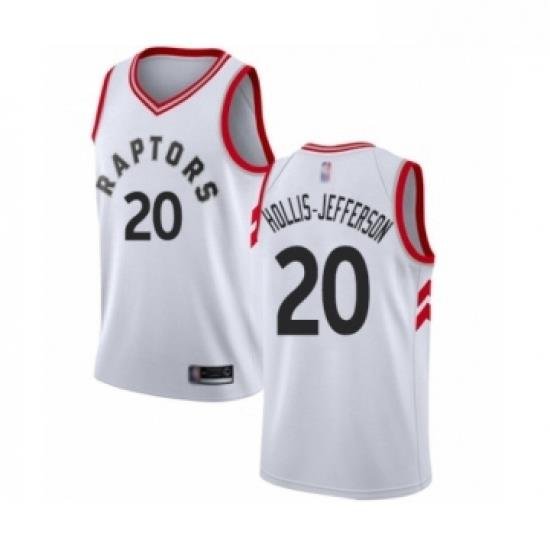 Youth Toronto Raptors 20 Rondae Hollis Jefferson Swingman White Basketball Jersey Association Edition