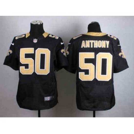 nike nfl jerseys new orleans saints 50 anthony black[Elite]