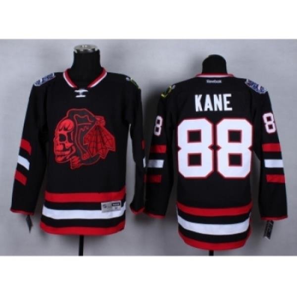 NHL Chicago Blackhawks #88 Patrick Kane Stitched black jersey[2014 new]