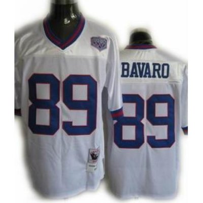 NeW York Giants 89 Mark Bavaro ThroWback Jerseys White