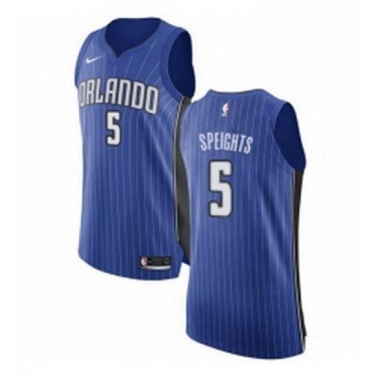 Youth Nike Orlando Magic 5 Marreese Speights Authentic Royal Blue Road NBA Jersey Icon Edition