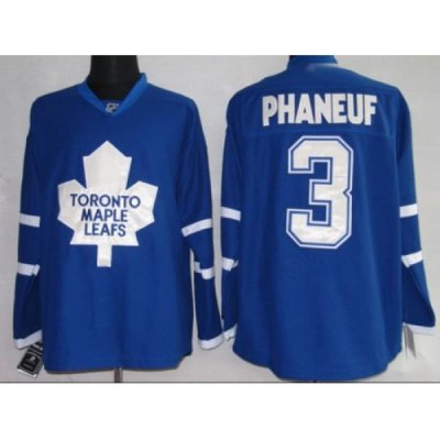 Pittaburgh Toronto Maple Leafs 3 Phaneuf blue